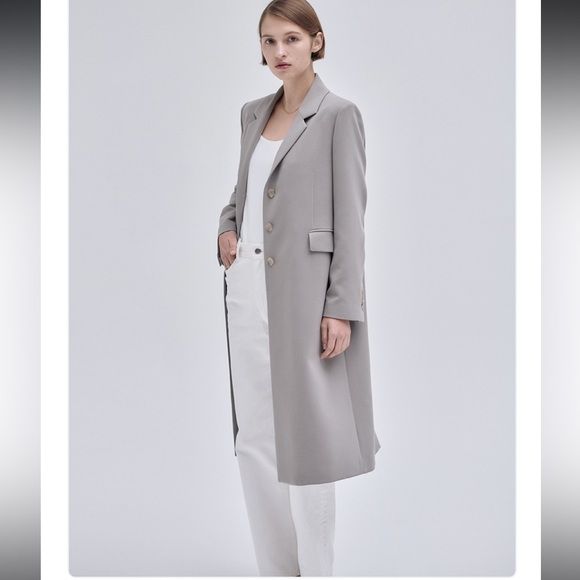 Korean brand - NILBY P Spring Jacoat_Greige - Picture 1 of 10